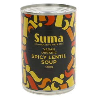 Suma Suma Wholefoods Organic Spicy Lentil Soup 400g