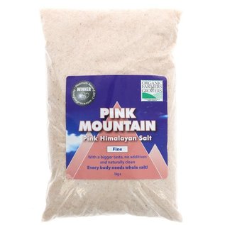 Pink Mountain Pink Mountain Organic Fine Pink Salt 1kg