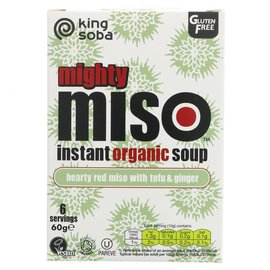 King Soba King Soba Organic Tofu & Ginger Miso Soup 60g