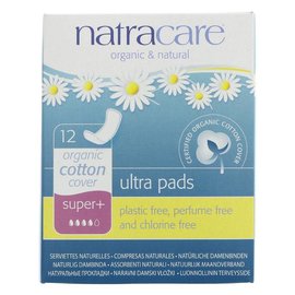 Natracare Natracare Organic Cotton Cover Super+ Ultra Pads 12 Pads