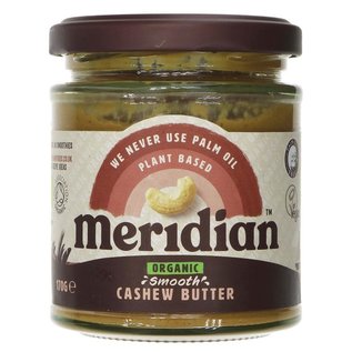 Meridian Meridian Organic Smooth Cashew Butter 170g