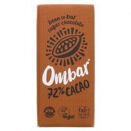 Ombar Ombar Organic 72% Raw Dark Chocolate Bar 70g