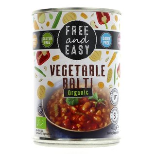 Free & Easy Free & Easy Organic Vegetable Balti 400g