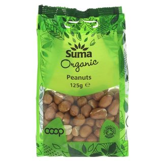 Suma Suma Wholefoods Organic Peanuts 125g