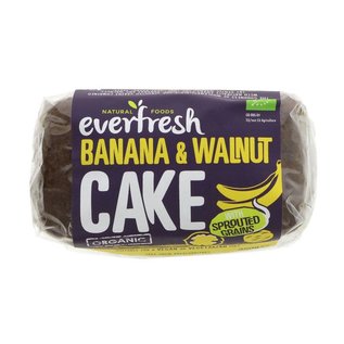 Everfresh Everfresh Organic Sprouted Banana & Walnut Cake 350g