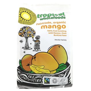 Tropical Wholefoods Tropical Wholefoods Organic Dried Mango 100g