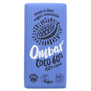Ombar Ombar Organic 60% Raw Dark Chocolate Coconut Bar 35g