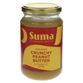 Suma Suma Wholefoods Organic Crunchy Salted Peanut Butter 340g