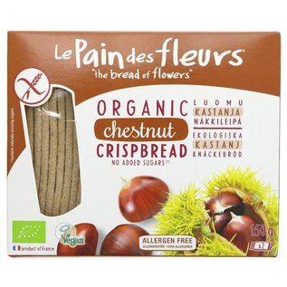 Le Pain Des Fleurs Les Pain Des Fleurs Organic Gluten Free Chestnut Crispbread 150g