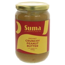 Suma Suma Wholefoods Organic Crunchy Salted Peanut Butter 700g