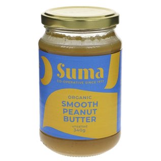 Suma Suma Wholefoods Organic Smooth Peanut Butter 340g