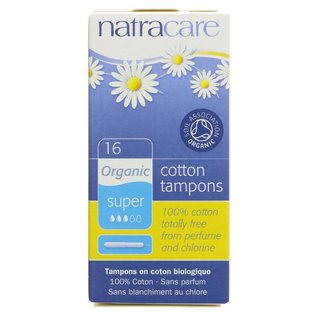 Natracare Natracare Organic Cotton Super Tampons with Applicator 16 Tampons
