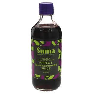 Suma Suma Wholefoods Organic Apple & Blackcurrant 400ml