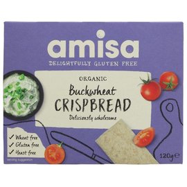 Amisa Amisa Organic Wholegrain Buckwheat Crispbread 120g