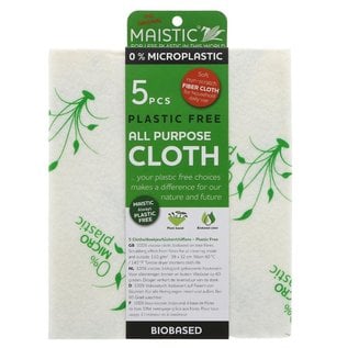 Maistic Maistic Microplastic Free All Purpose Viscose Cloths 5 cloths