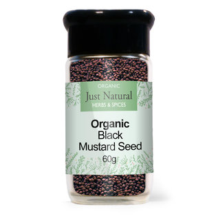 Just Natural Just Natural Organic Mustard Seed Black 60g