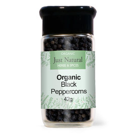 Just Natural Just Natural Organic Peppercorns Black 42g