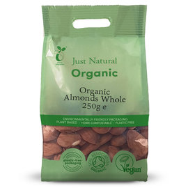 Just Natural Just Natural Organic Almonds Whole 250g