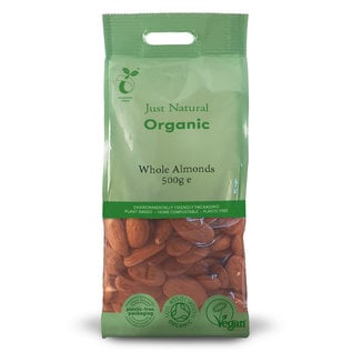 Just Natural Just Natural Organic Almonds Whole 500g