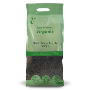 Just Natural Just Natural Organic Black Beluga Lentils 500g