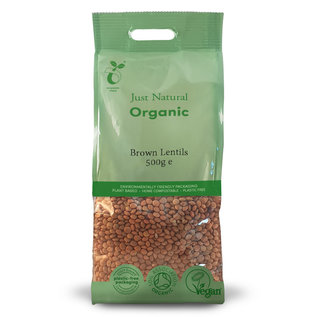 Just Natural Just Natural Organic Brown Lentils 500g