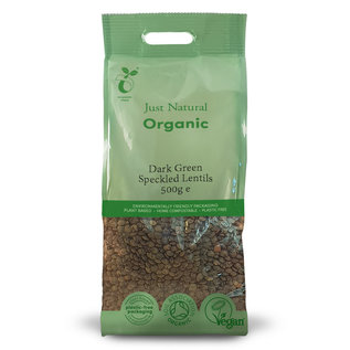 Just Natural Just Natural Organic Dark Green Lentils 500g