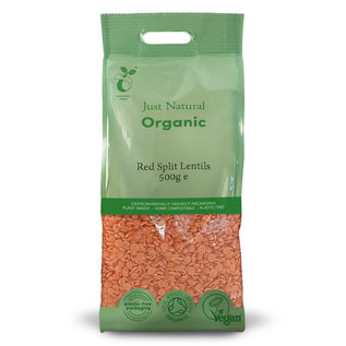 Just Natural Just Natural Organic Red Split Lentils 500g