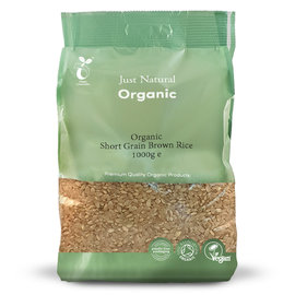 Just Natural Just Natural Organic Short Grain Brown Rice 1000g