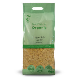 Just Natural Just Natural Organic Yellow Split Lentils 500g