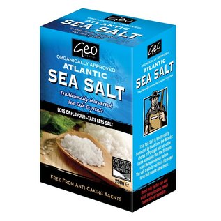 GeoOrganics Geo Organics Organically Approved Atlantic Sea Salt Crystals 250g [6]