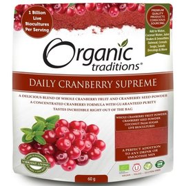 Organic Traditions Organic Traditions Organic Cranberry Supreme with Probiotics 60g