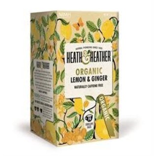 Heath & Heather Heath & Heather Organic Lemon & Ginger Tea 20 bags