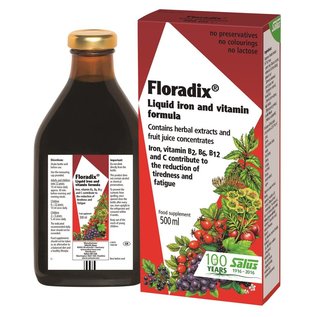 Floradix Salus Health Floradix Liquid Iron Formula 500ml