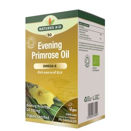 Natures Aid Natures Aid Organic Evening Primrose Oil 500mg 90 Vsoftgels [10]