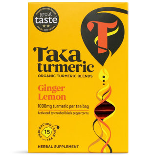 Taka Taka Turmeric Organic Ginger & Lemon Tea 15 Bags