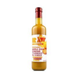 Raw Health Raw Organic Apple Cider Vinegar with Ginger & Turmeric 500ml