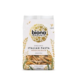 Biona Biona Organic Wholemeal Penne 500g