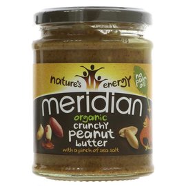 Meridian Meridian Organic Crunchy Salted Peanut Butter 280g [6]