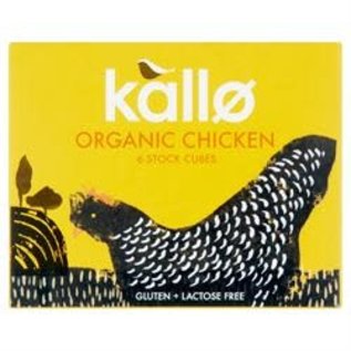 Kallo Kallo Organic Chicken Stock Cubes 66g [15]