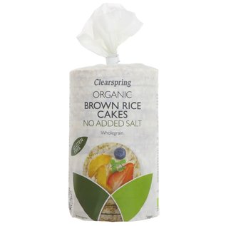 Clearspring Clearspring Organic Brown Rice Cakes No Salt 120g