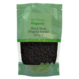 Just Natural Just Natural Organic Black Seeds (Nigella Seeds) 250g [1]