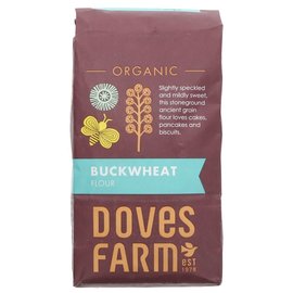 Doves Farm [5] Doves Farm Organic Buckwheat Wholegrain Flour 1kg