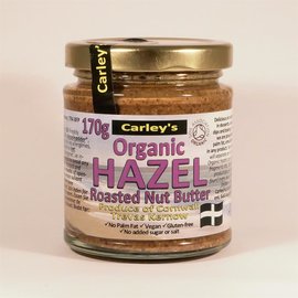 Carleys Carleys Organic Roasted Hazel Nut Butter 170g [6]