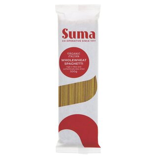 Suma Suma Wholefoods Organic Wholewheat Spaghetti 500g