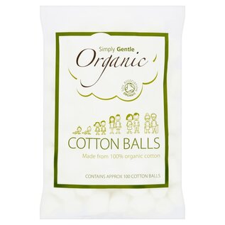 Simply Gentle Simply Gentle Organic Cotton Wool Balls 100 balls