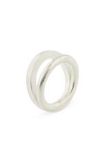Ola Ring Contrast I, Zilver