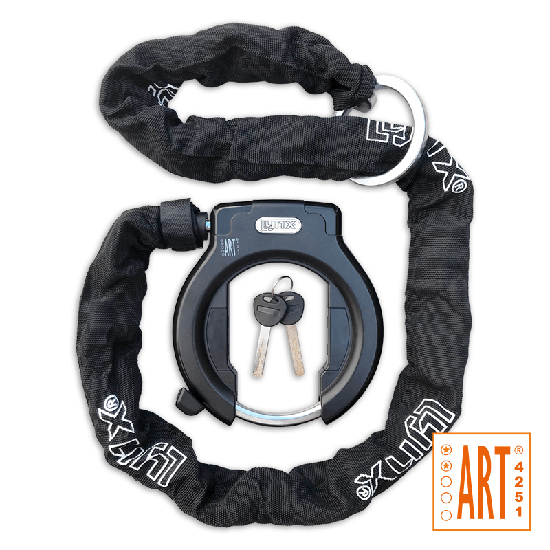 Ringslot Lazo ART-2 met ketting 120 cm