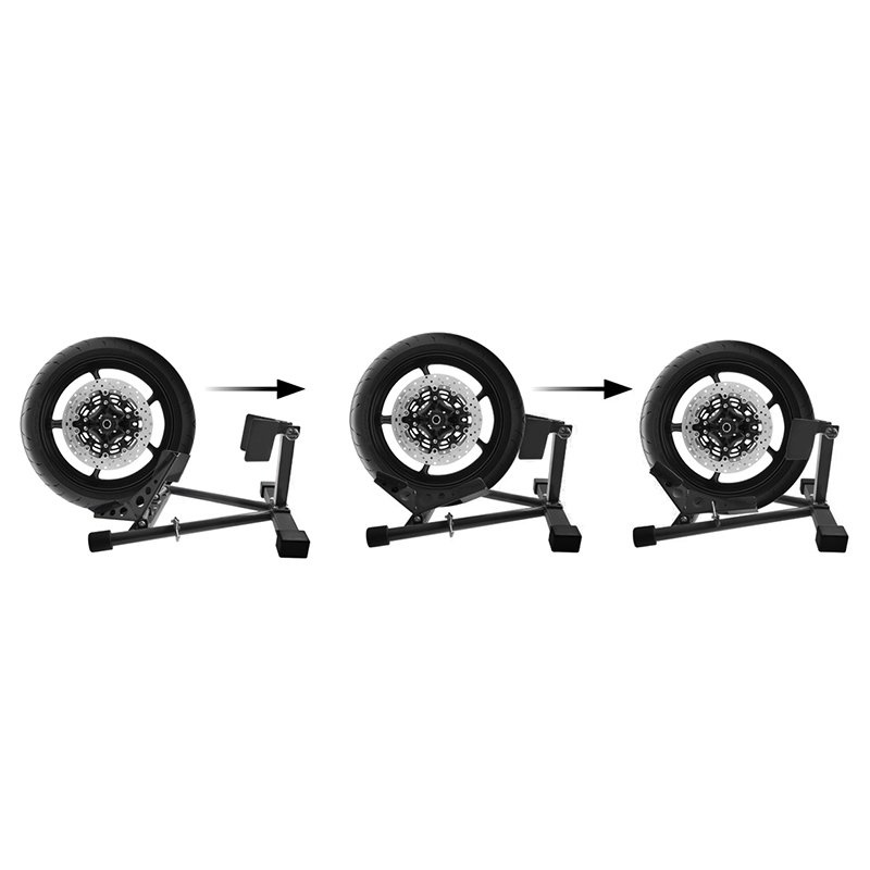 Wielklem voor motorfiets