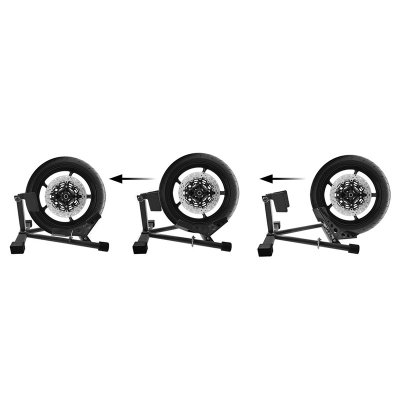Wielklem voor motorfiets
