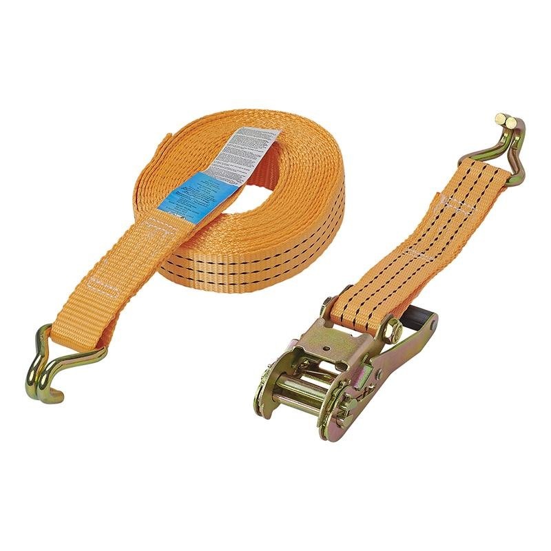 Spanband met ratel + 2 haken 8 meter 1500kg